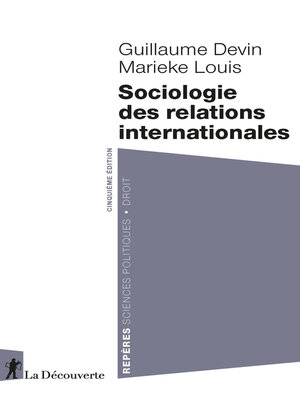 cover image of Sociologie des relations internationales